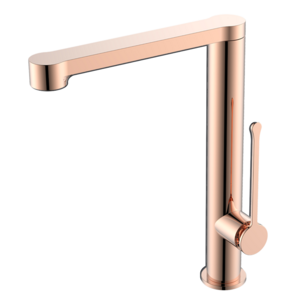 ACS robinet cuisine long neck copper rose gold kitchen faucet