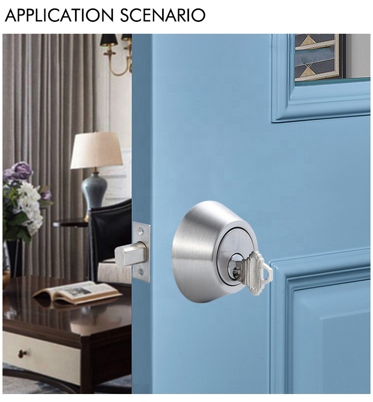 SUS 304 Double cylinders grade 1 deadbolt lock