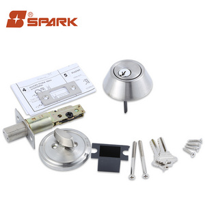 High Security ANSI Grade 3 Door Satin Stainless Steel Hidden Deadbolt Lock Set