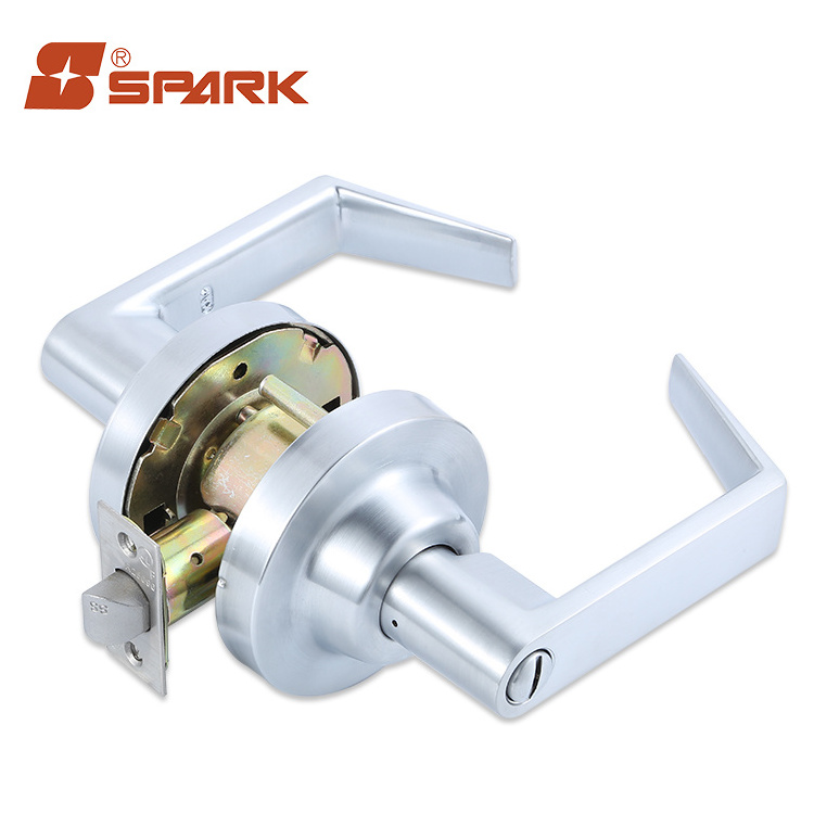 1 Million cycles Heavy duty North America market commercial lock grade 1 entry office door lever lock