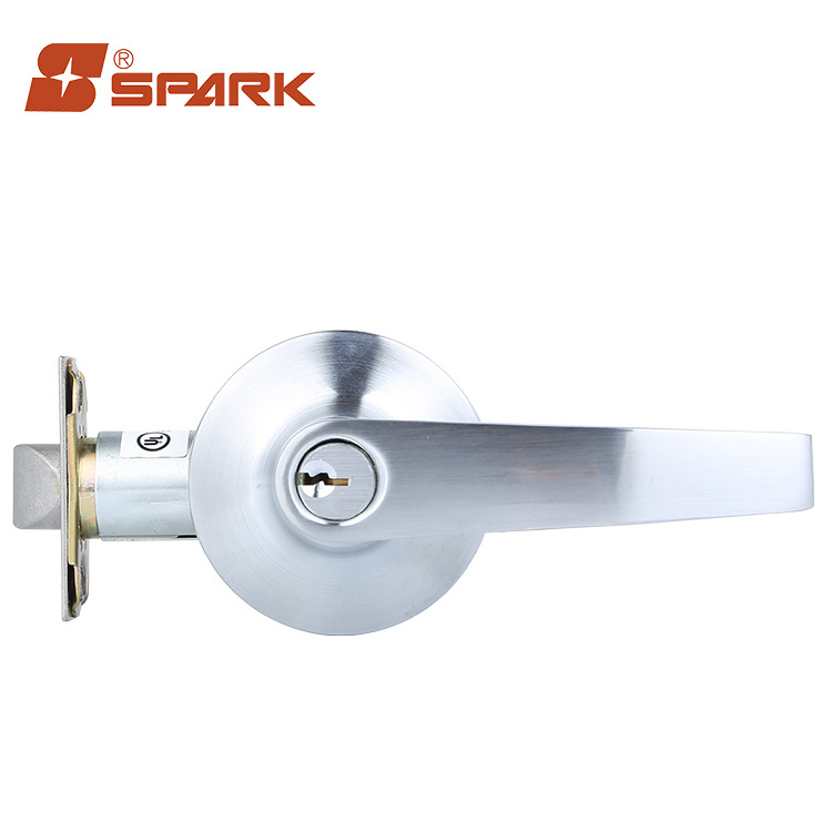 Entrance Privacy Tubular Lock Lever Door Handle Entry Door Lock And Key