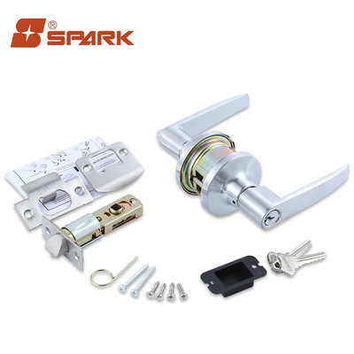 Entrance Privacy Tubular Lock Lever Door Handle Entry Door Lock And Key