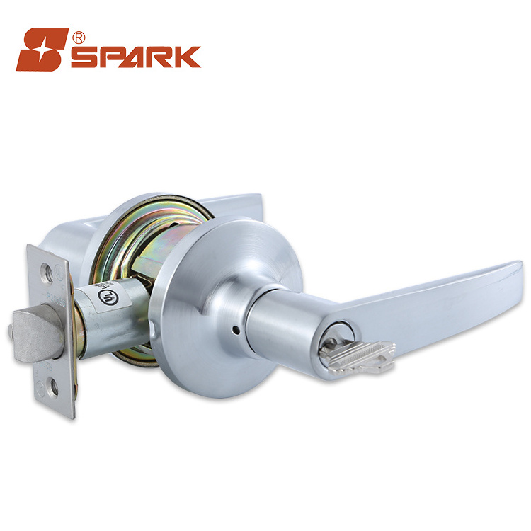 Entrance Privacy Tubular Lock Lever Door Handle Entry Door Lock And Key