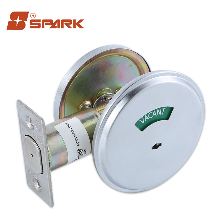 Hot Selling Commercial ANSI Grade 2 Satin Chrome indication Single Deadbolt Lock for Privacy