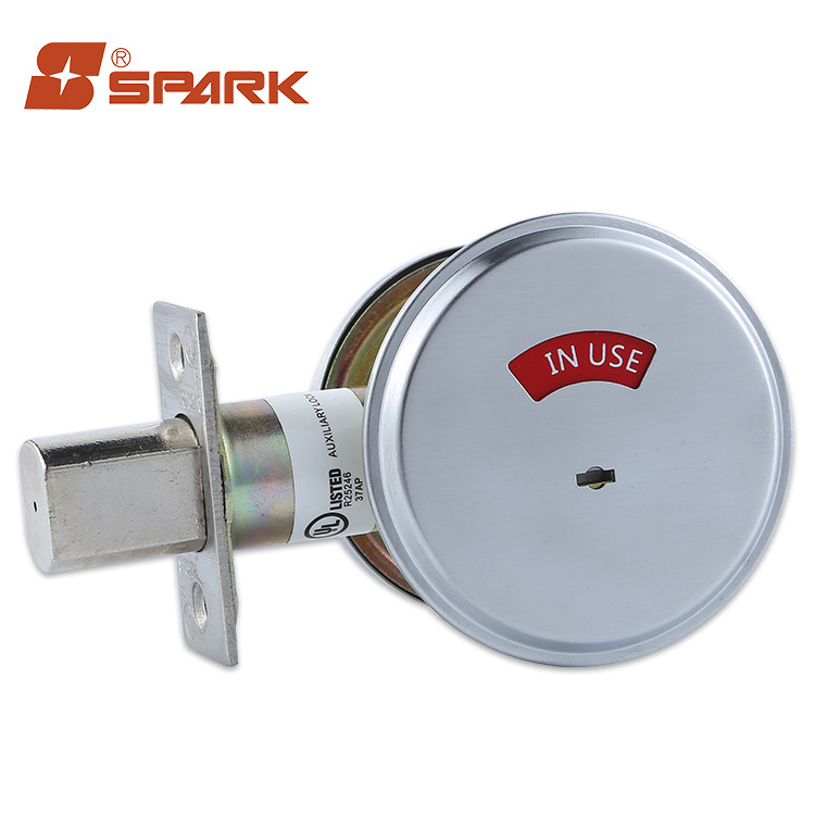 Hot Selling Commercial ANSI Grade 2 Satin Chrome indication Single Deadbolt Lock for Privacy