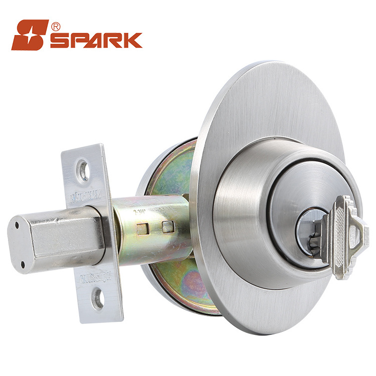 American Style Handleset Grip Entrance Door Lock With High Security