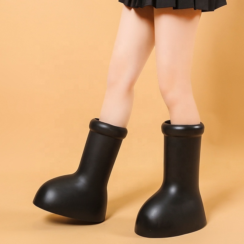 2023 Toy Anime New Kid Women Men EVA Upper Long Luxury Designer Boy Boots Trendy EVA Big Red Boot Astro boot waterproof