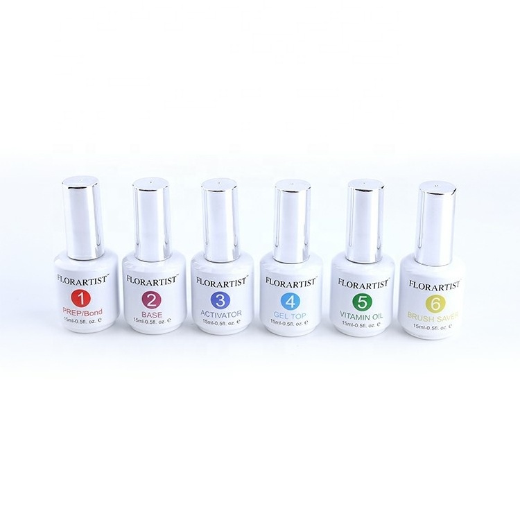 New Trend Complete Gel Top Activator Nail Dip Liquids Base Coat Nails Dip Liquid System for Dipping Powder Private Label