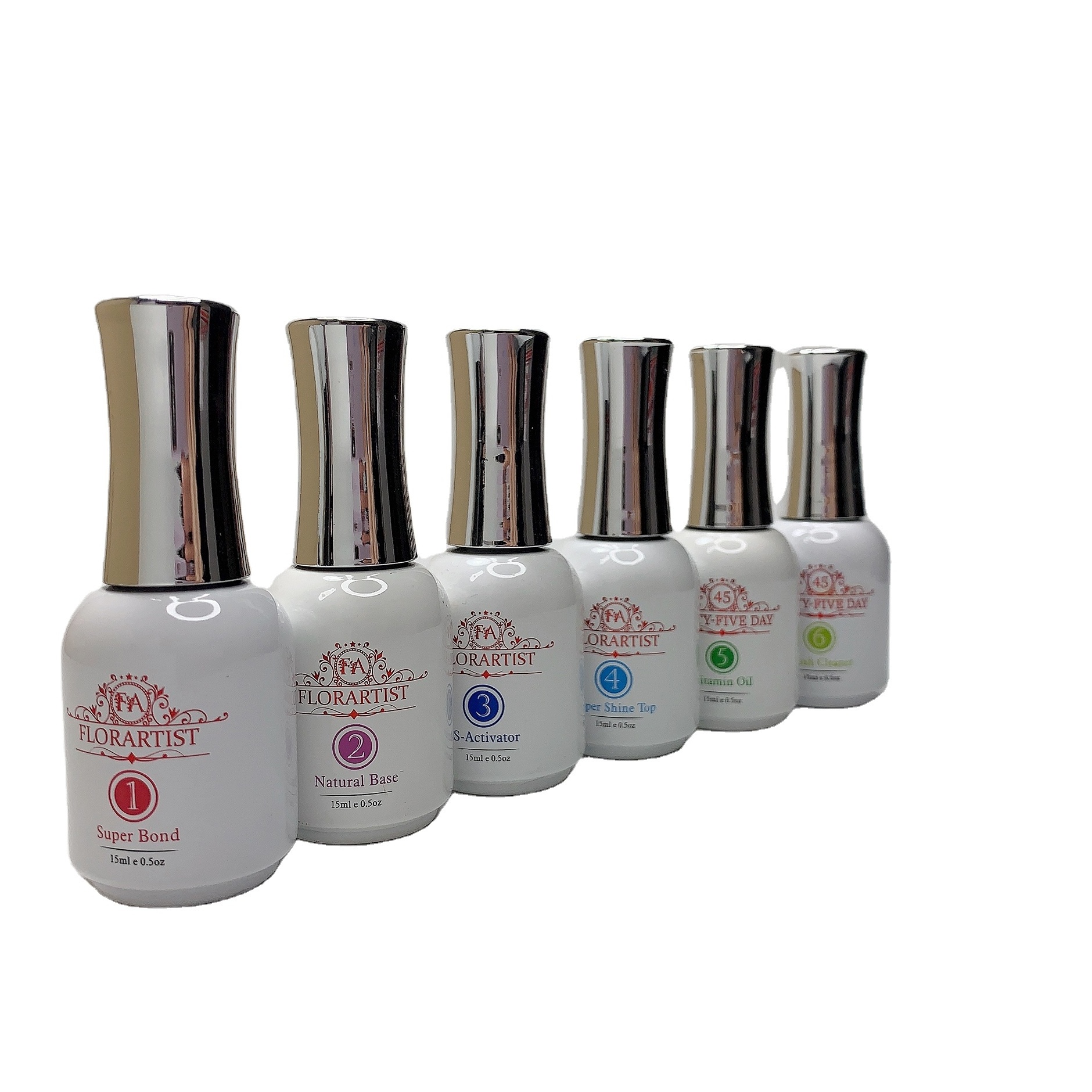 Custom Private Label 3 in 1 Acrylic dip powder Quick air dry nail dipping system liquid nail glue For Wholesale