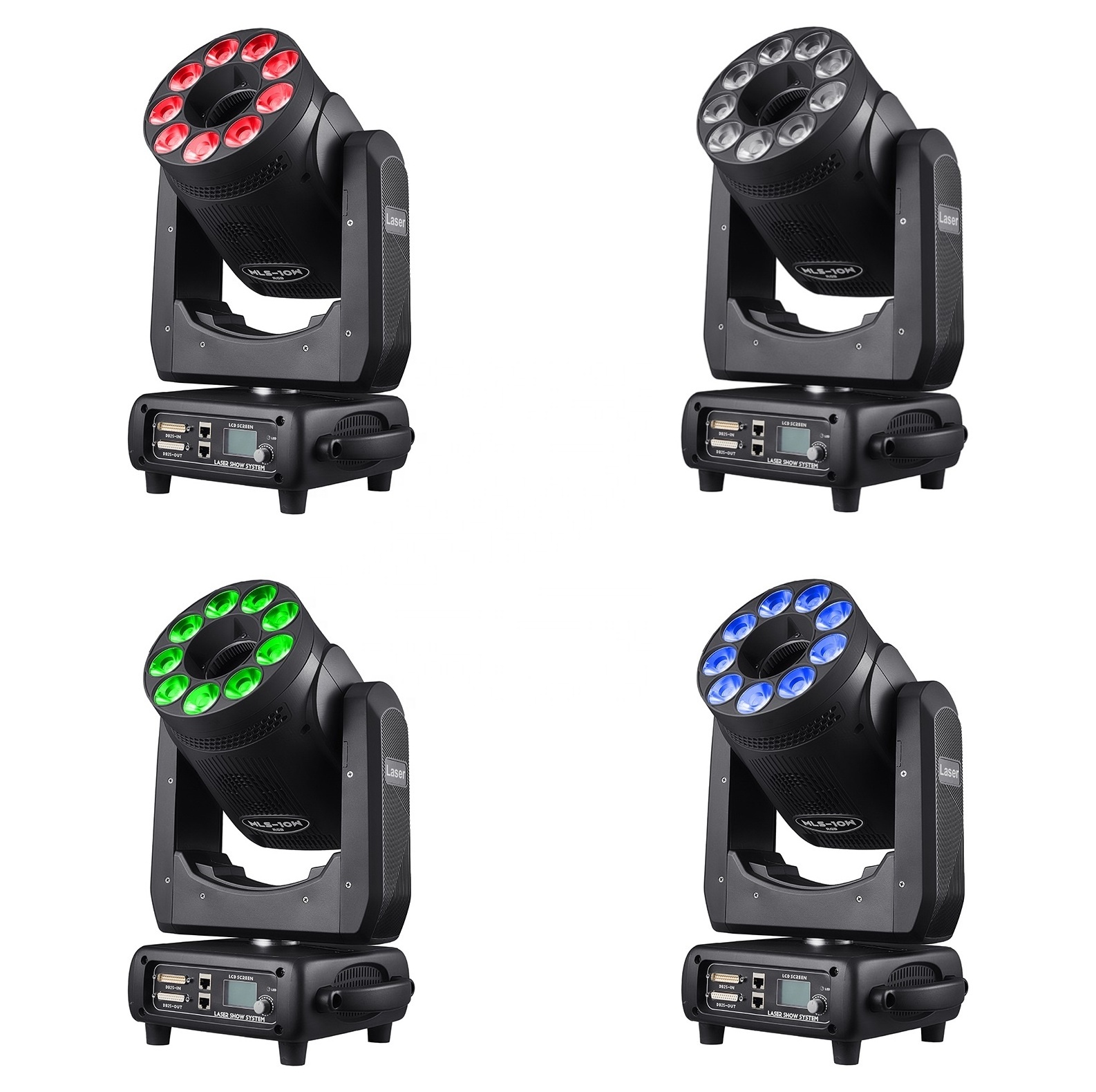 SP New product 9 bee eye beam lamp shaking head laser 10W 5W*9pcs led moving head beam light for dj disco stage lighting