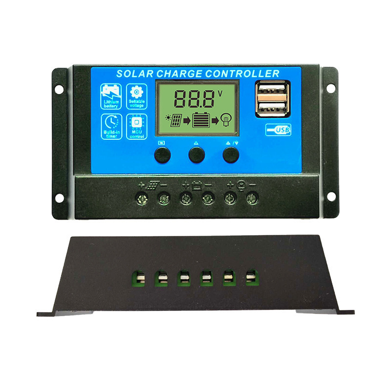 20A solar charge Controller 12V/ 24V Solar Panel Regulator with Adjustable LCD Display PWM Auto Parameter