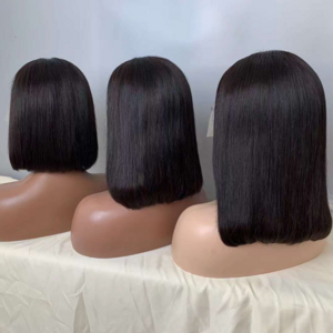 Super Double Drawn Lace Wigs BOB  Human Hair 100% Vietnames Hair HD Lace Front Wig For Black Women Lace Human Hair Wig Vendor