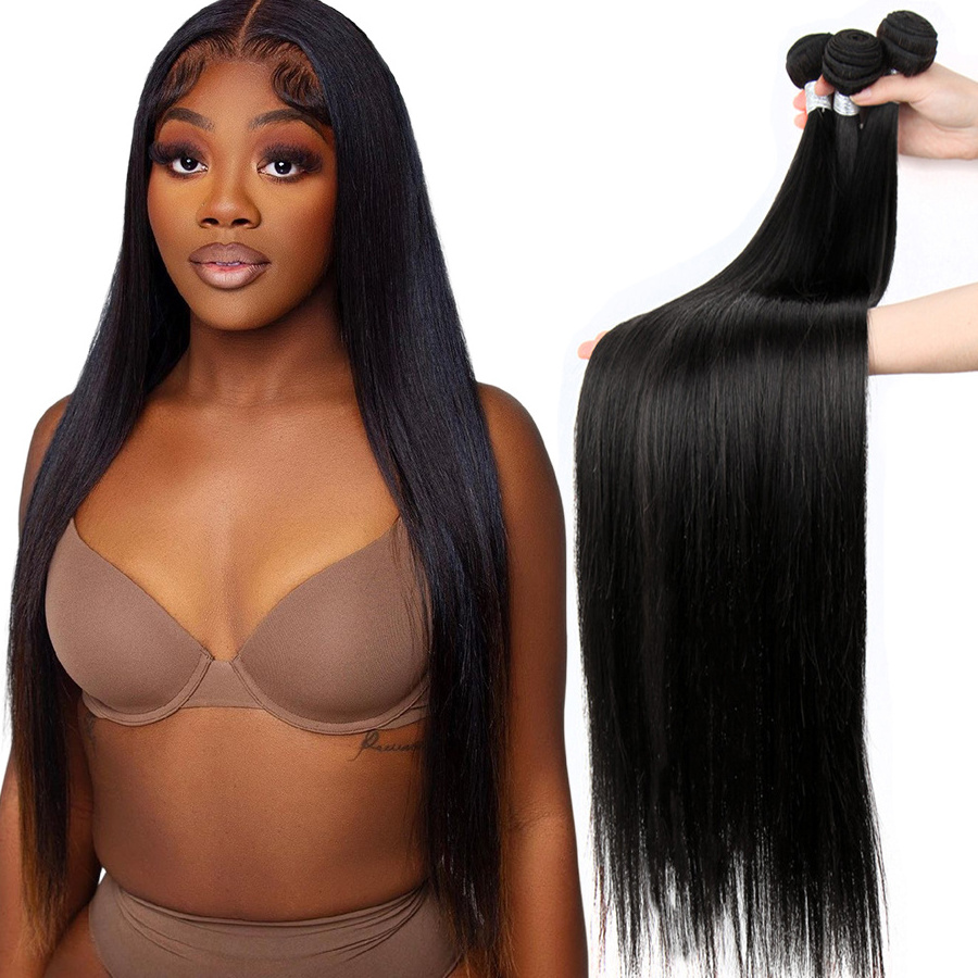 Factory Outlet 10A Remy Virgin Human Hair Extensions 613 Blonde Straight Body Wave Hair Weave 1B Kinky Curly Water Wave