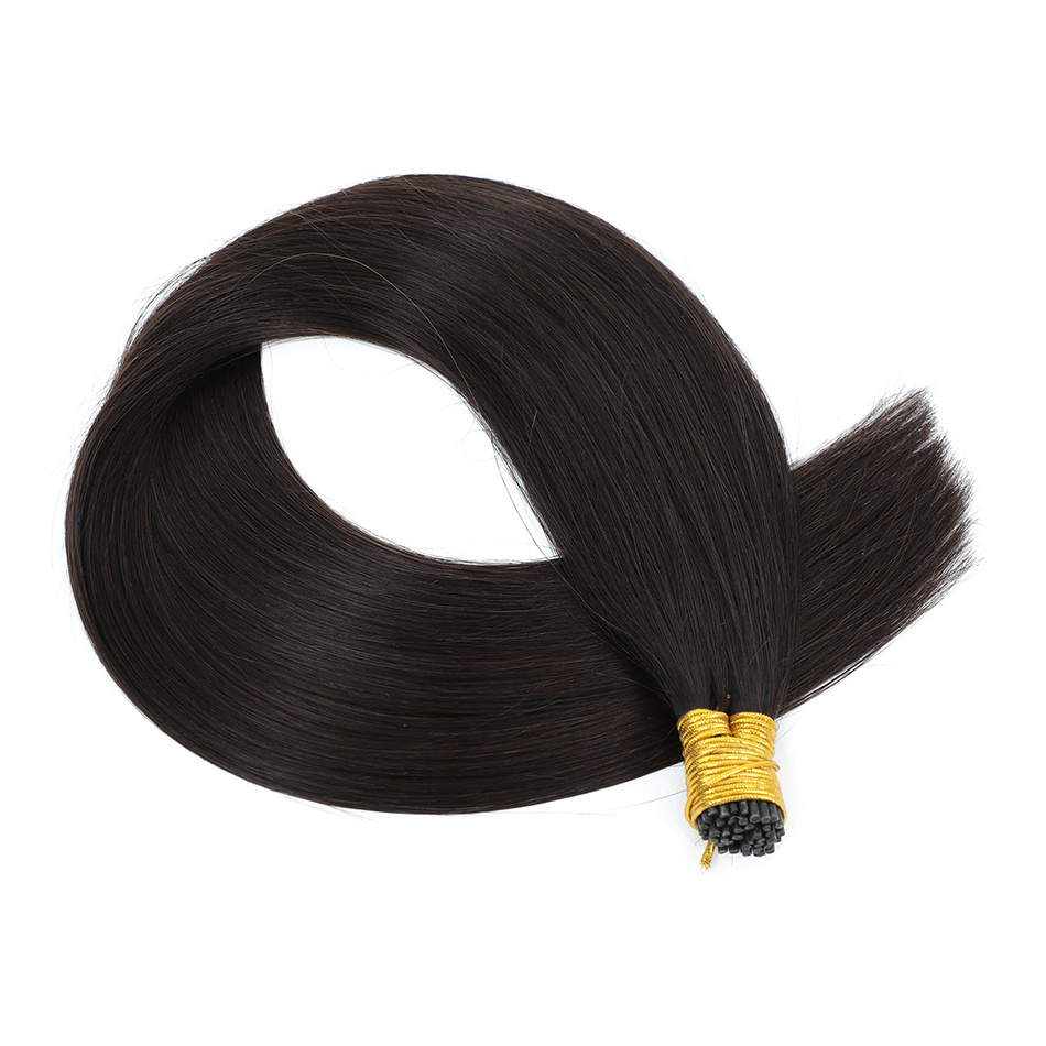 Raw Keratin itip extension hair 100% Remy natural hair extension human Double Drawn Vietnam i tip hair extensions wholesale