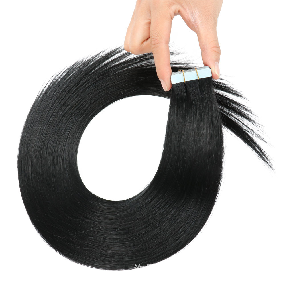 100% Invisible Tape In Extension Full Virgin Cuticle Human Hair Extension Natural PU Skin Weft Injected Tape Hair Extensions