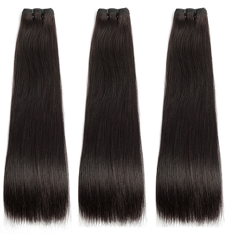 Bone Straight Hair Wigs Bundle Raw Cuticle Aligned Brazilian Virgin Human Hair Extensions Natural Color For Black Women