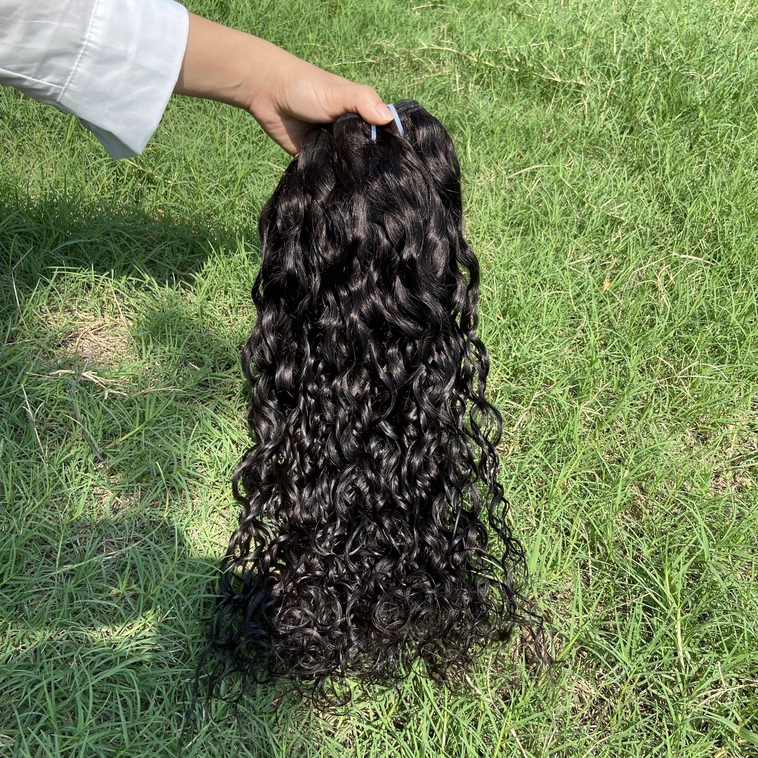 Water Wave Wholesale hair vendors unprocessed remy human raw brazilian virgin hair, 100% brazilian Water Wave hair bundles