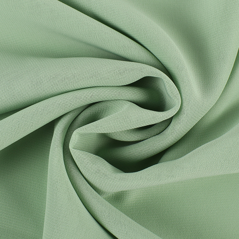 In-stock Wholesale 100% Polyester 100D 85gsm Plain Chiffon Fabric for Hijab