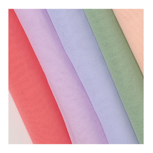 In-stock Wholesale 100% Polyester 100D 85gsm Plain Chiffon Fabric for Hijab