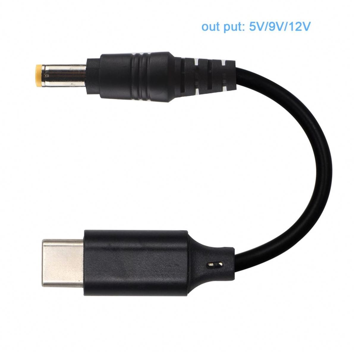 USB Type C 3.1 Male to DC Male 5521 5525mm Connector 20V 15V 9V pd 12v trigger