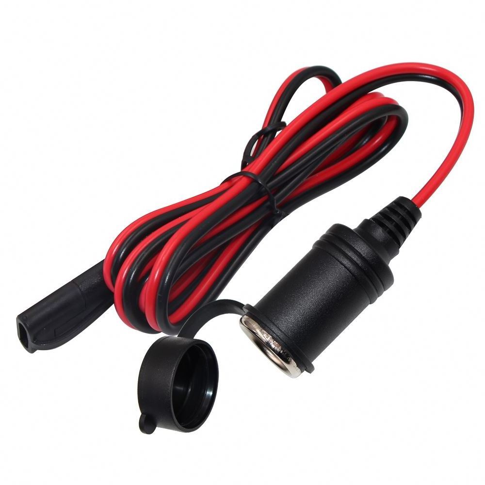 Electric powered car dual USB jack 12v car - lighter adapter cable  USB cigar charger for motorcycle