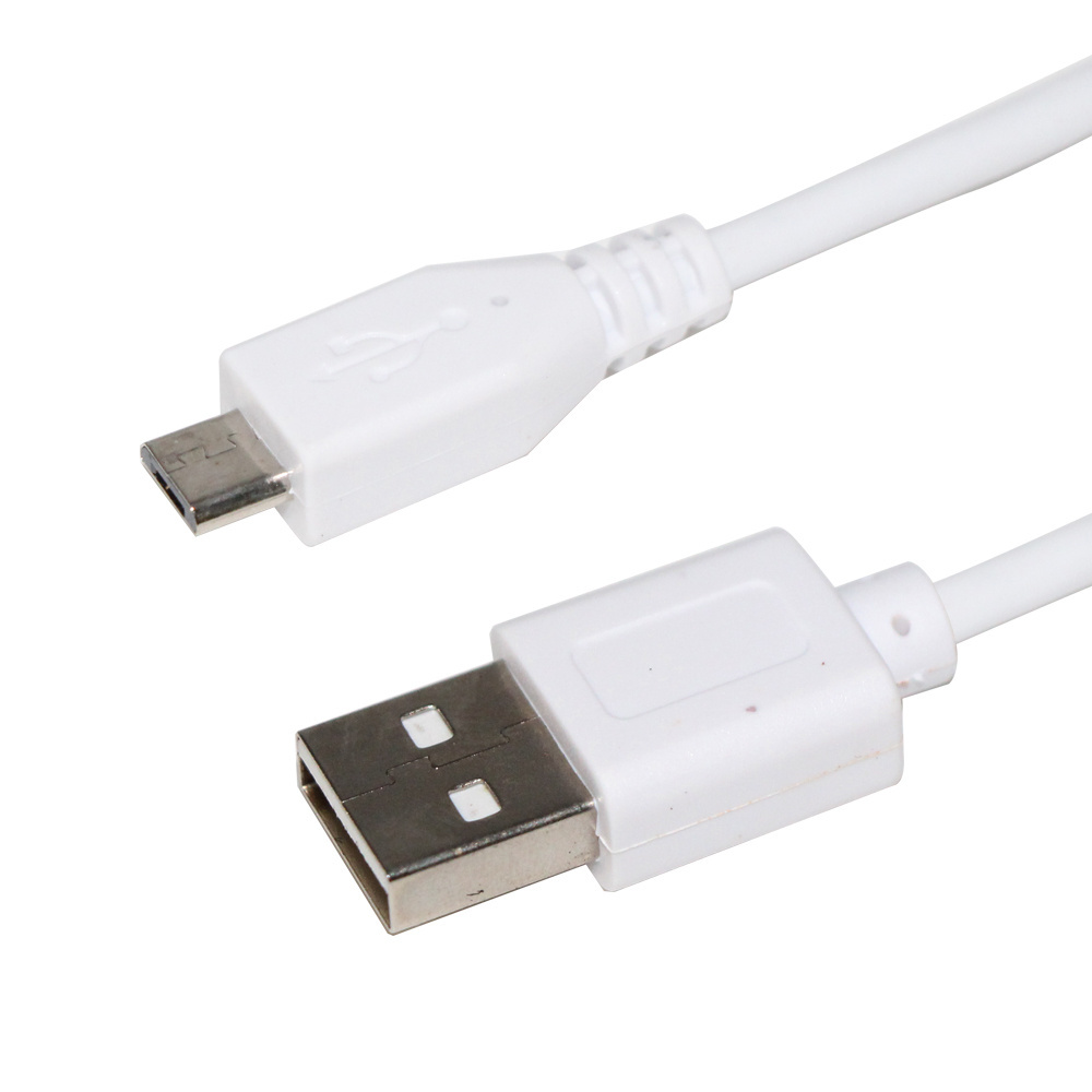 Wholesale White 1m 2m 2a 3a Fast Charge Data Charging Android USB 2.0 24awg Micro Usb Cable