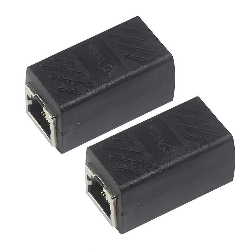 Ethernet Coupler RJ45 Coupler 8p8c Connector Ethernet Cable Extender Adapter for Cat7 Cat6 Cat5e Cat5 Connector in Line Coupler