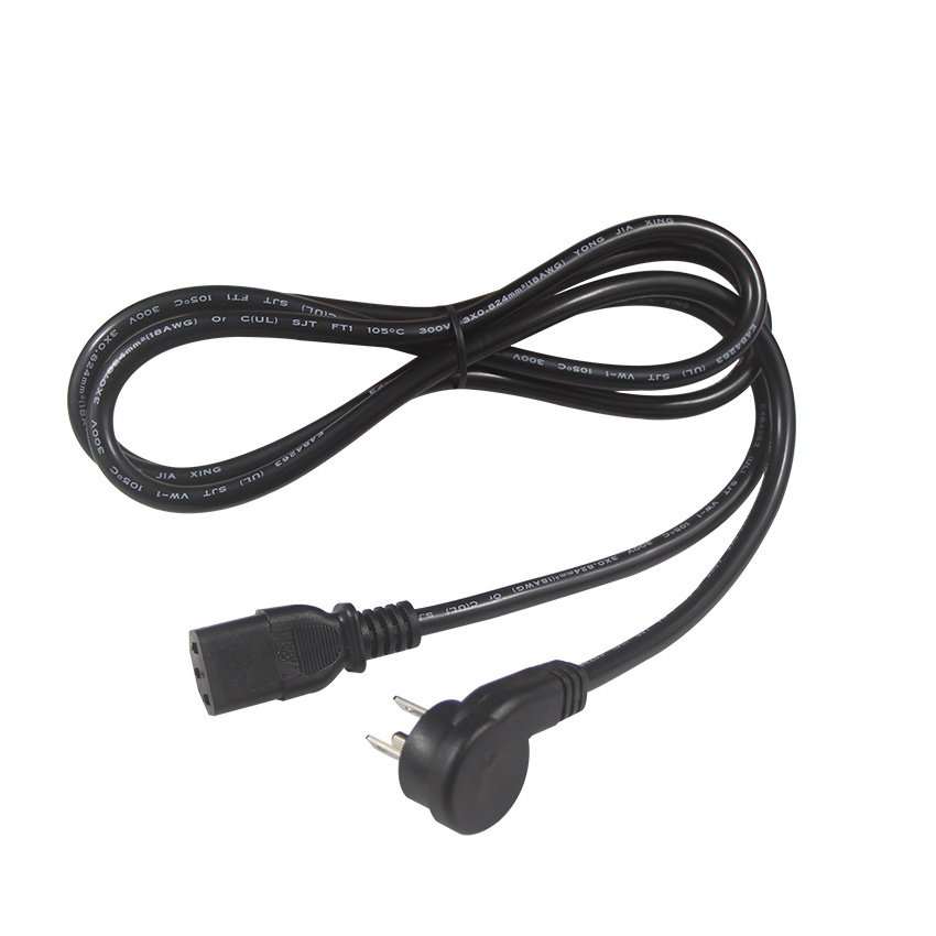 US Plug to IEC C13 Cable PC Mains Lead AC 1.8m 6ft Power Cord 125V 10A For Water Heater Computer