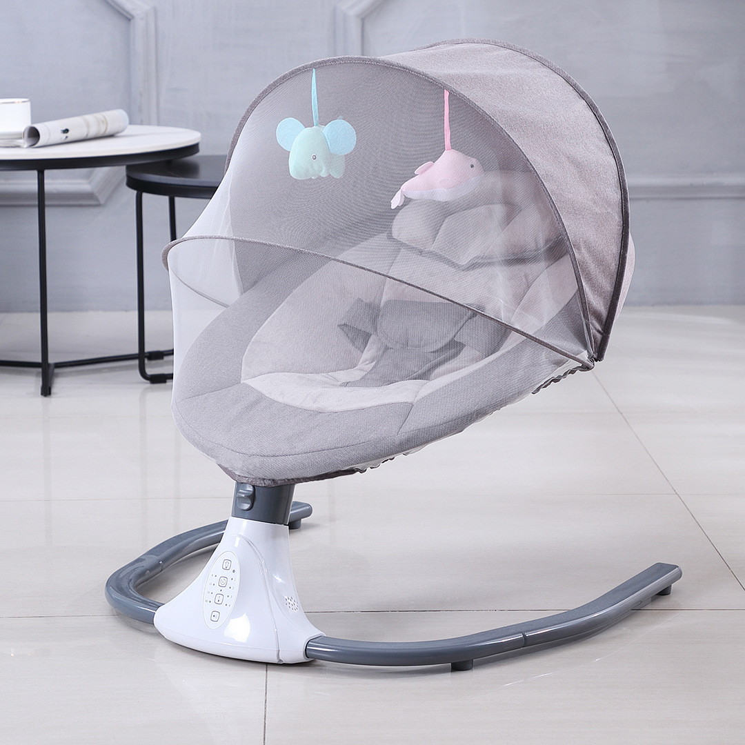 Hot Selling New Baby Swing For Infant Motorized Swing Music Speaker With 12 Preset Lullabies Remote Control Baby Cradle