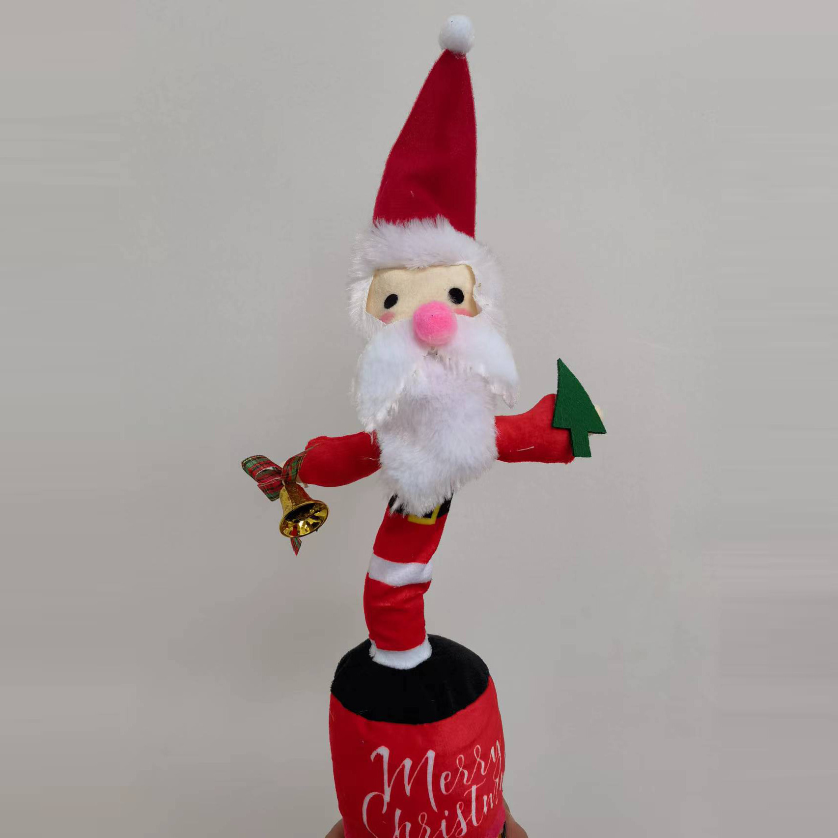 New Creative Singing Will Talk Swing Electric Plush Santa Claus Dancing Toys For Children Christmas Gifts