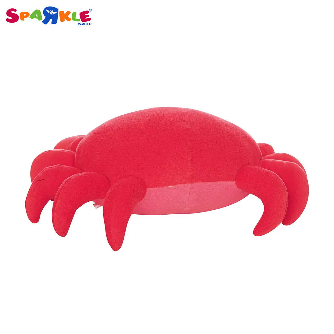 Stuffed Toy Crab Shape Velveteen Sea Life Toy Crab Stuffed Animal 12 Inch Plush Toys