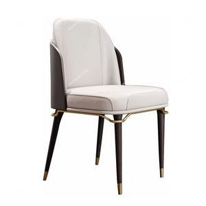 SPARKLE Italian new light luxury designer dining chair hotel cafe chain restaurant double-back chair model room chair