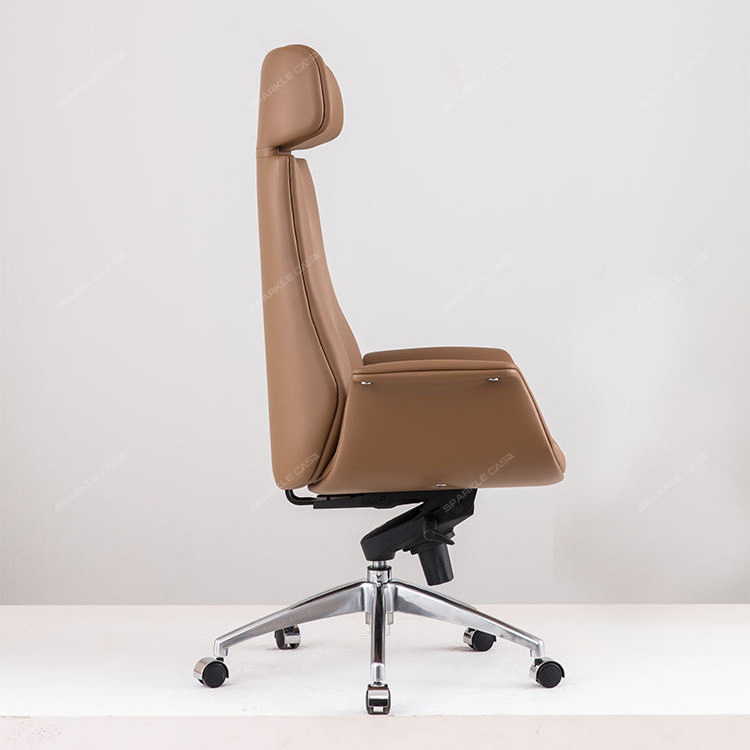 SPARKLE  Ergonomic High Back  Modern Swivel Adjustable Leather Boss Office Chair