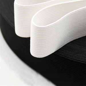 Wholesale Customization Elastic Band Elastic Webbing White Nylon Adhesion Elastic Webbing Strap