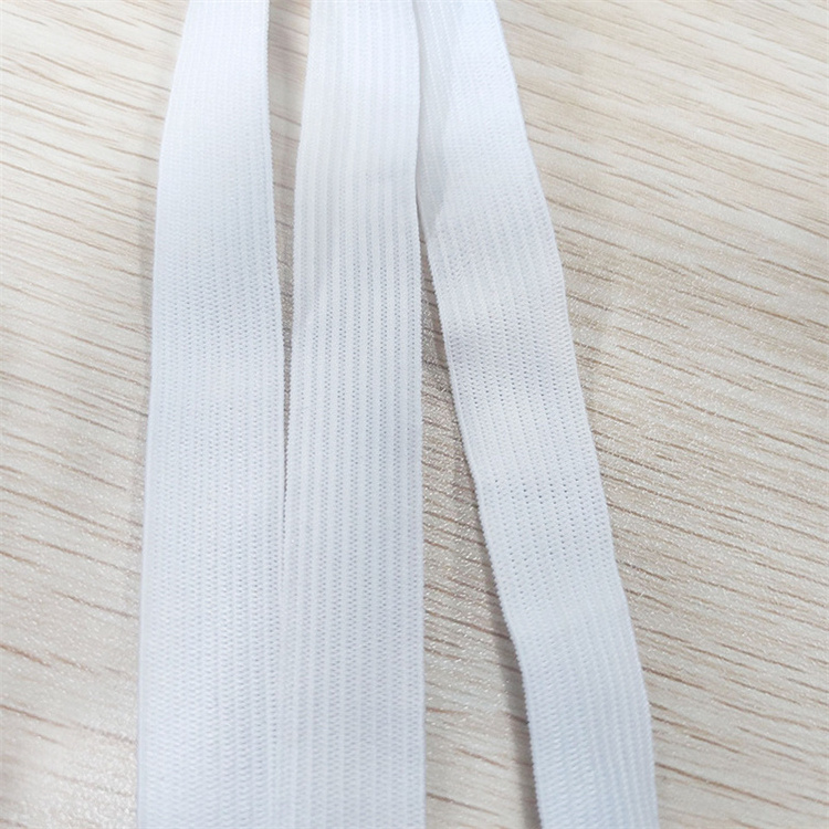 Wholesale Customization Elastic Band Elastic Webbing White Nylon Adhesion Elastic Webbing Strap