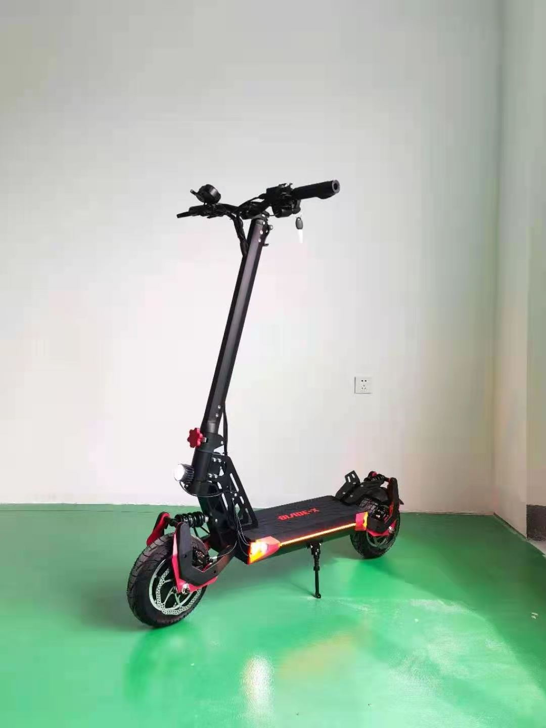 Newest Powerful Blade X 2400W 60V Double Dual Motor On Road Off Roard Electric Scooter Skate Board