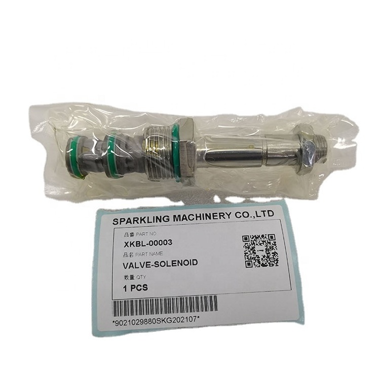 XKBL00003 Solenoid Valve  R170W7 R140LC-9  Excavator Solenoid Valve Core XKBL-00003