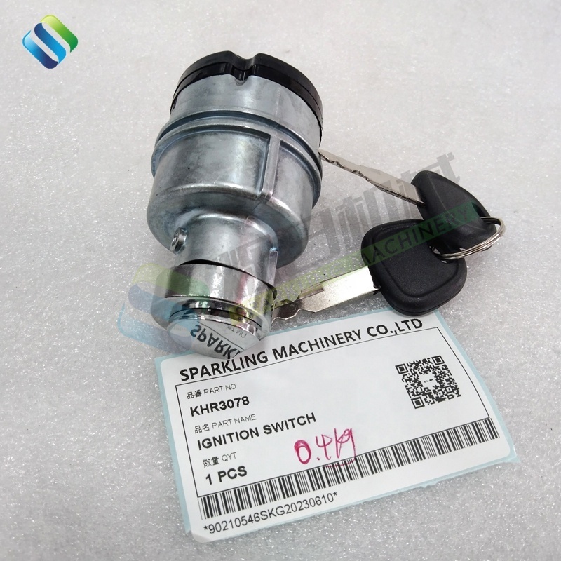 SKGM KHR3078 CX250C CX80 Construction Machinery Electrical Parts Ignition Switch KHR3078