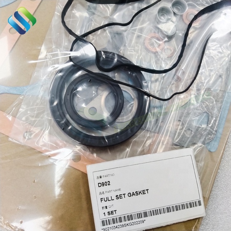 Excavator Gasket D902 Engine Parts Kubota D902 Full Set Gasket