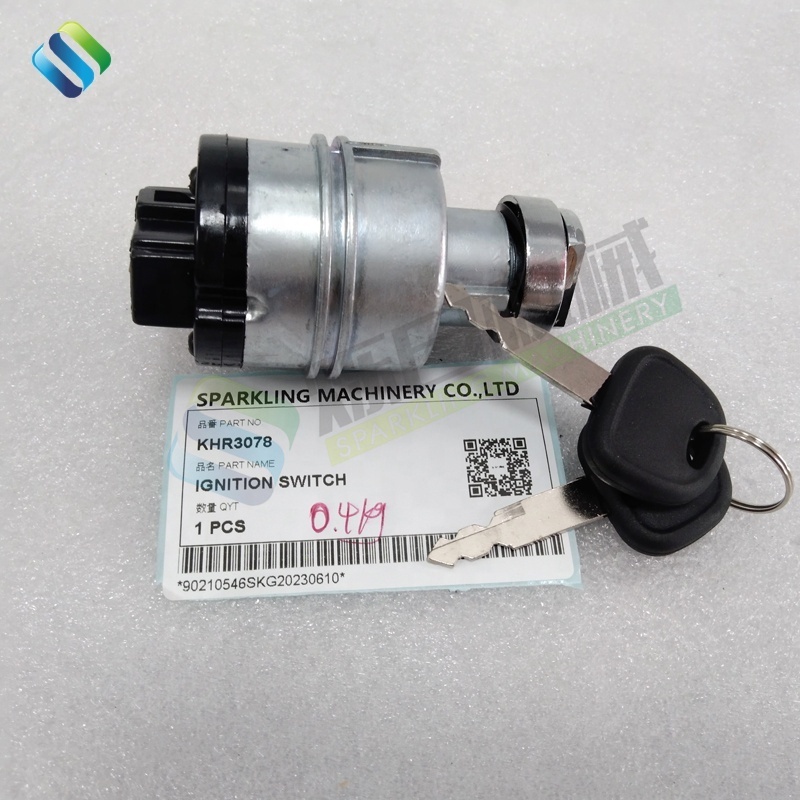 SKGM KHR3078 CX250C CX80 Construction Machinery Electrical Parts Ignition Switch KHR3078