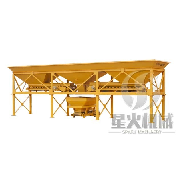 Pneumatic Batching Concrete Three Bins Aggregate Batcher Two hoppers Aggregate Batching Machine