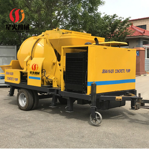 mobile concrete mixer with pump diesel mini concrete mixer with loading pump concrete mixer truck with pump