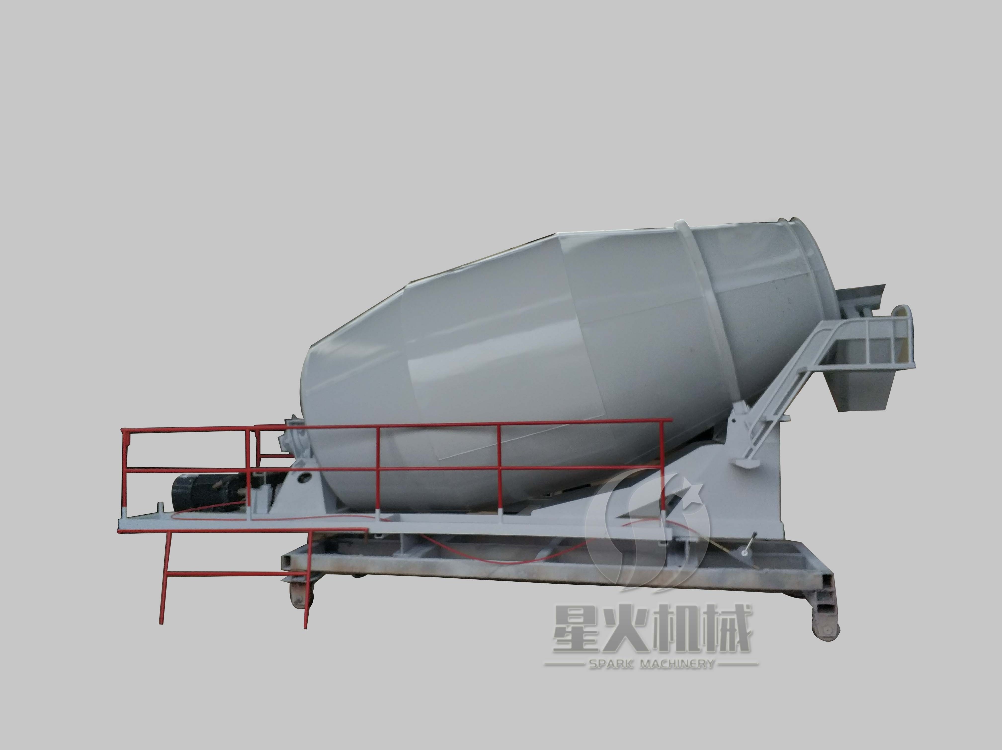 Dry And Wet Used Concrete Mixing Truck Drum Fast Discharged Speed Cement Mixer Tank With Trailer Tricycle Or Truck