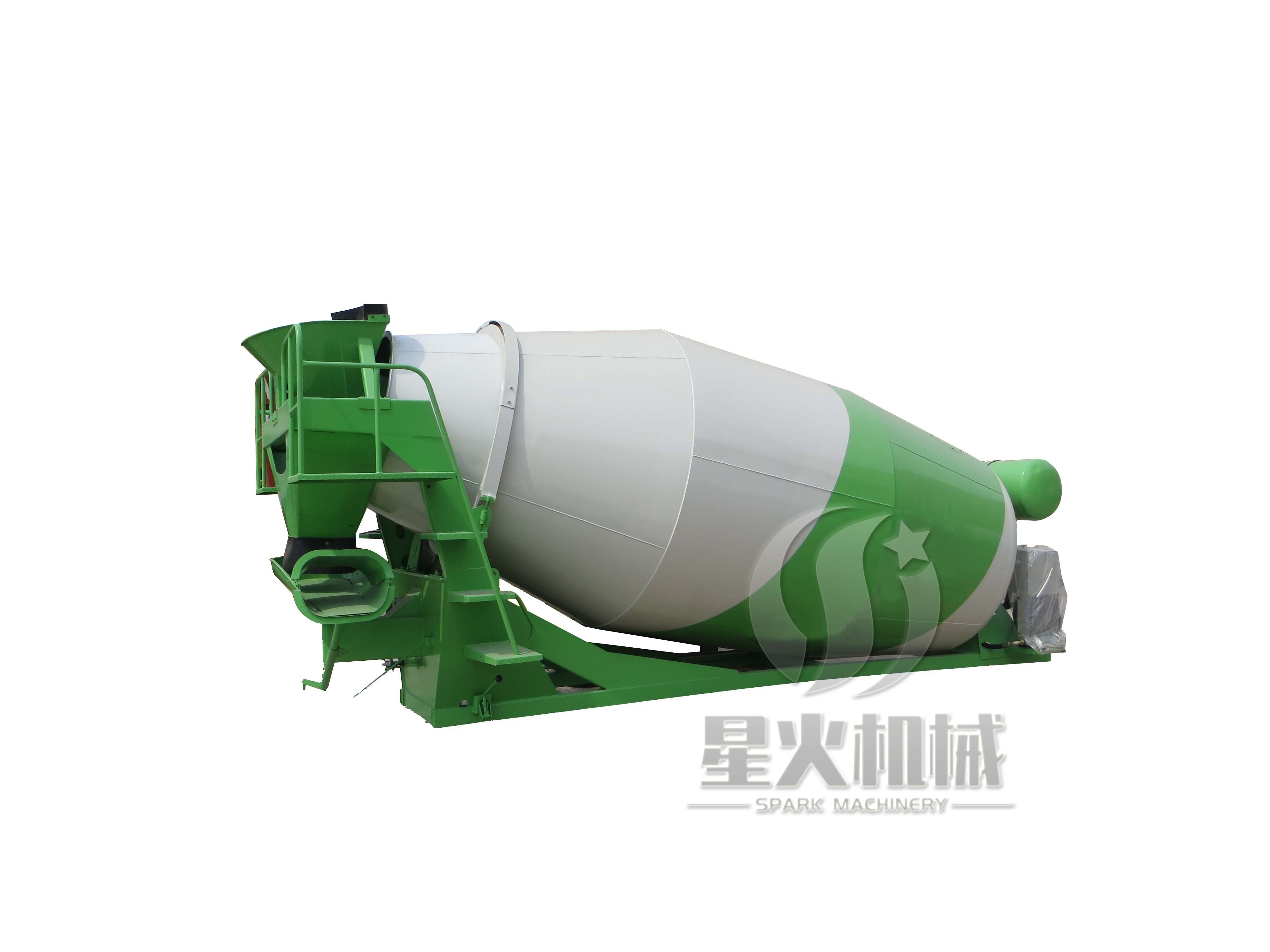 Dry And Wet Used Concrete Mixing Truck Drum Fast Discharged Speed Cement Mixer Tank With Trailer Tricycle Or Truck