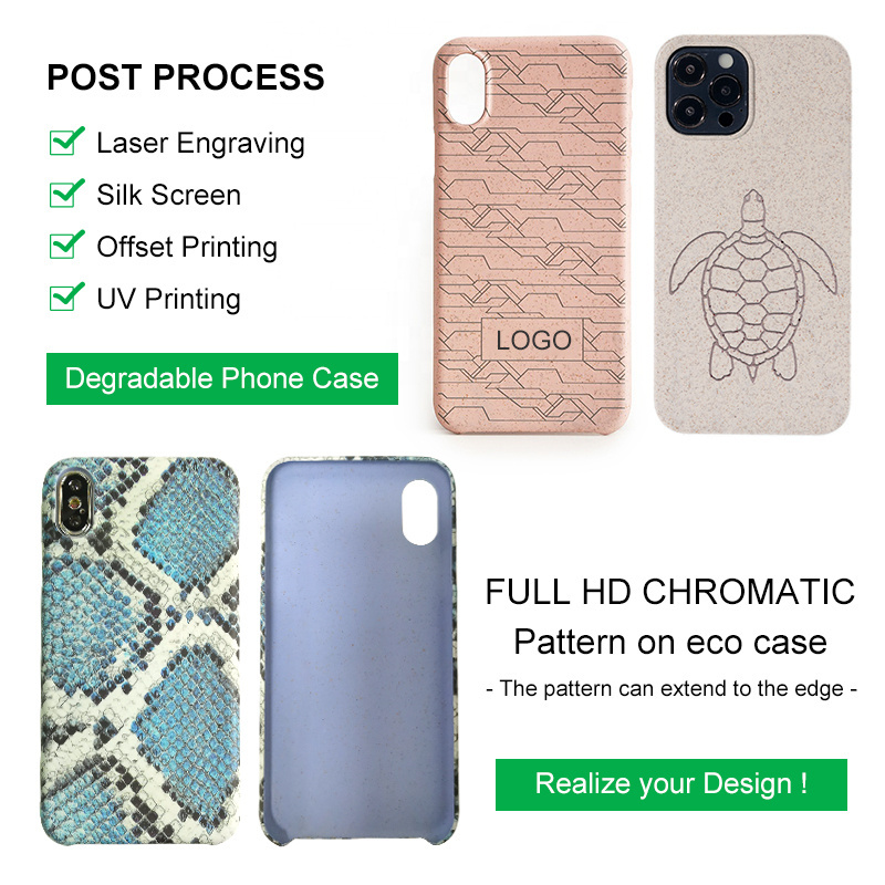 Disposable Antigravity Recycle Material Phone Cover Eco Friendly Biodegradable Smart Phone Case For iPhone 11/12/13