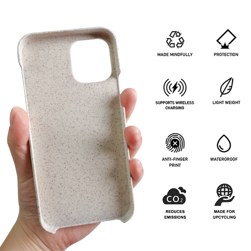 Disposable Antigravity Recycle Material Phone Cover Eco Friendly Biodegradable Smart Phone Case For iPhone 11/12/13