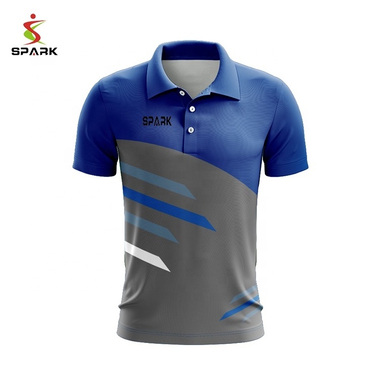 High Quality Custom Men's Sports Polo Shirts for Bowling Jersey Golf-Quality Embroidery Pattern Crew Neckline Sublimation Dye