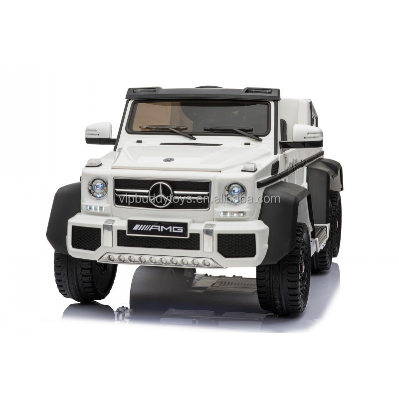 VIP BUDDY Licensed Mercedes Benz G63 Baby Six Wheel Ride-on Kids Cars Electric Ride on 12V With Remote Control for Kids