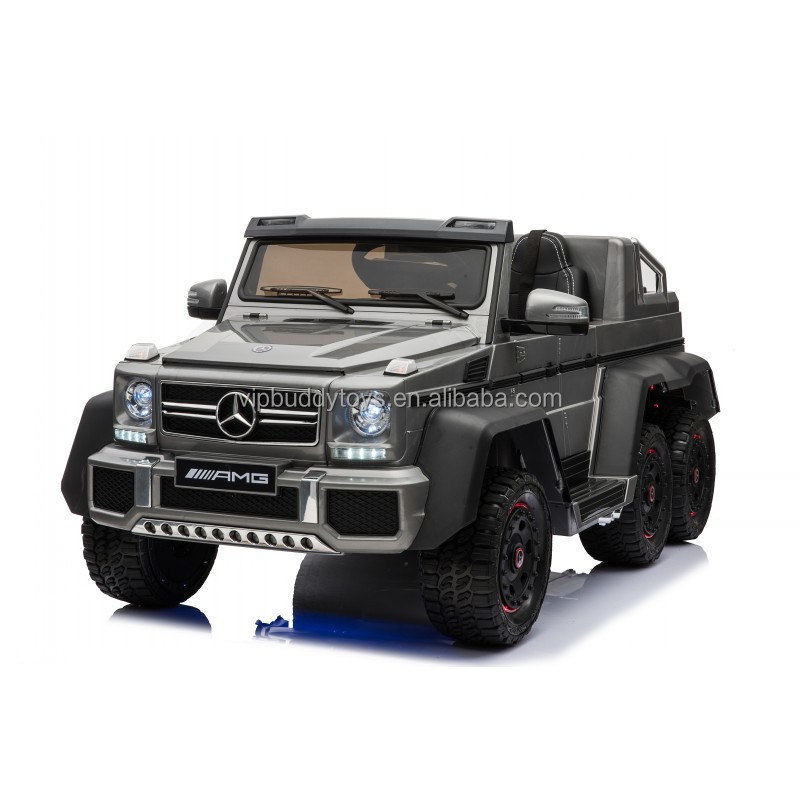 VIP BUDDY Licensed Mercedes Benz G63 Baby Six Wheel Ride-on Kids Cars Electric Ride on 12V With Remote Control for Kids