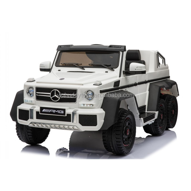 VIP BUDDY Licensed Mercedes Benz G63 Baby Six Wheel Ride-on Kids Cars Electric Ride on 12V With Remote Control for Kids